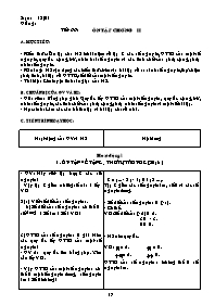 Giáo án môn Số học Lớp 6 - Tiết 66 đến 73 (bả