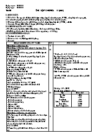 Giáo án môn Số học Lớp 6 - Tiết 66: Ôn tập ch