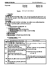 Giáo án môn Số học Lớp 6 - Tiết 66: Ôn tập chương II - Trần Thị Giao Linh