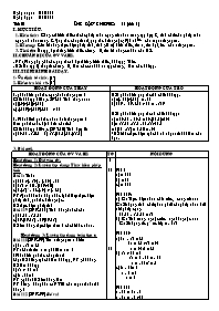 Giáo án môn Số học Lớp 6 - Tiết 67: Ôn tập ch