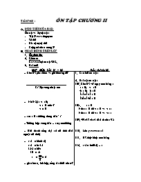 Giáo án môn Số học Lớp 6 - Tiết 67+68: Ôn tập chương II (Bản 2 cột)