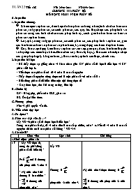 Giáo án môn Số học Lớp 6 - Tiết 68: Mở rộng k