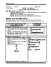 Giáo án môn Số học Lớp 6 - Tiết 69 đến 93 (bản 2 cột)