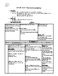 Giáo án môn Số học Lớp 6 - Tiết 7: Luyện tập 