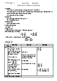 Giáo án môn Số học Lớp 6 - Tiết 71: Tính chất