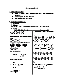 Giáo án môn Số học Lớp 6 - Tiết 74+75: Luyện tập (Bản 2 cột)