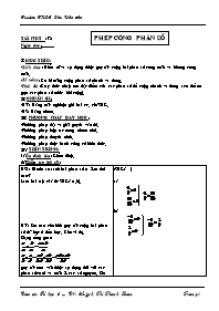 Giáo án môn Số học Lớp 6 - Tiết 78: Phép cộng phân số - Huỳnh Thị Thanh Loan