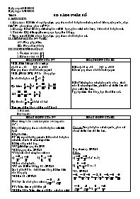 Giáo án môn Số học Lớp 6 - Tiết 78: So sánh p