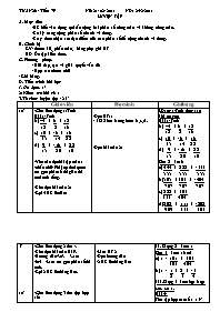 Giáo án môn Số học Lớp 6 - Tiết 79: Luyện tập