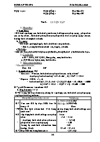 Giáo án môn Số học Lớp 6 - Tiết 8: Luyện tập - Trần Thị Giao Linh
