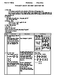 Giáo án môn Số học Lớp 6 - Tiết 80: Tính chất