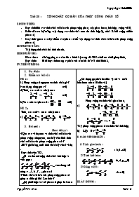 Giáo án môn Số học Lớp 6 - Tiết 80: Tính chất