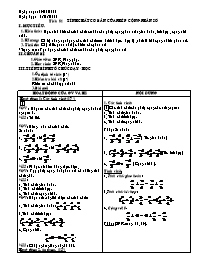 Giáo án môn Số học Lớp 6 - Tiết 81 đến 90 - N