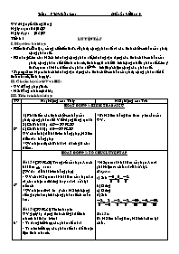 Giáo án môn Số học Lớp 6 - Tiết 81: Luyện tập