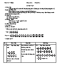 Giáo án môn Số học Lớp 6 - Tiết 81: Luyện tập