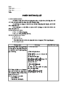 Giáo án môn Số học Lớp 6 - Tiết 82 đến 109