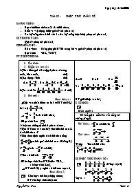 Giáo án môn Số học Lớp 6 - Tiết 82: Phép trừ 
