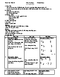 Giáo án môn Số học Lớp 6 - Tiết 83: Luyện tập