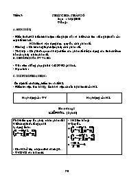 Giáo án môn Số học Lớp 6 - Tiết 87 đến 88 - N
