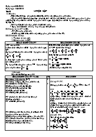 Giáo án môn Số học Lớp 6 - Tiết 91: Luyện tập