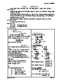 Giáo án môn Số học Lớp 6 - Tiết 92: Luyện tập