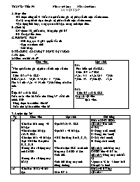 Giáo án môn Số học Lớp 6 - Tiết 95: Luyện tập