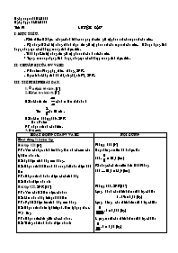 Giáo án môn Số học Lớp 6 - Tiết 95: Luyện tập