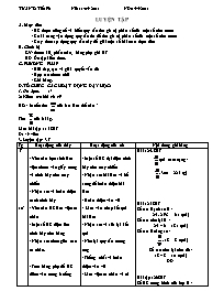 Giáo án môn Số học Lớp 6 - Tiết 96: Luyện tập