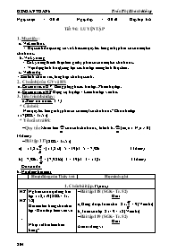Giáo án môn Số học Lớp 6 - Tiết 96: Luyện tập - Trần Thị Khánh Hồng