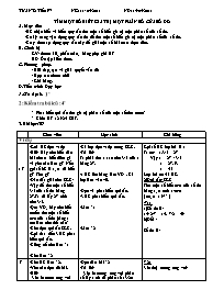 Giáo án môn Số học Lớp 6 - Tiết 97: Tìm một s