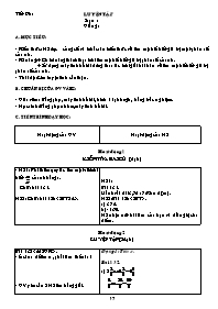 Giáo án môn Số học Lớp 6 - Tiết 98 đến 100 (b