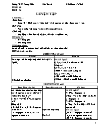 Giáo án môn Số học Lớp 6 - Tuần 10 - Năm học 2012-2013 - Phạm Văn Thái