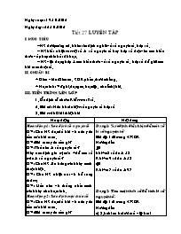 Giáo án môn Số học Lớp 6 - Tuần 10 - Năm học