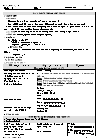 Giáo án môn Số học Lớp 6 - Tuần 12 - Lê Kim T