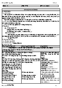 Giáo án môn Số học Lớp 6 - Tuần 13 - Năm học