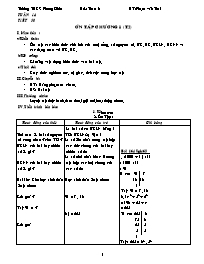 Giáo án môn Số học Lớp 6 - Tuần 14 - Năm học 2012-2013 - Phạm Văn Thái