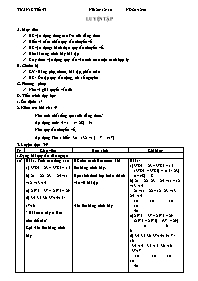Giáo án môn Số học Lớp 6 - Tuần 18 - Tiết 53: