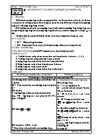 Giáo án môn Số học Lớp 6 - Tuần 2 - Năm học 2