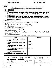 Giáo án môn Số học Lớp 6 - Tuần 2 - Năm học 2012-2013 - Phạm Văn Thái