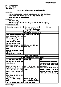 Giáo án môn Số học Lớp 6 - Tuần 22 - Năm học