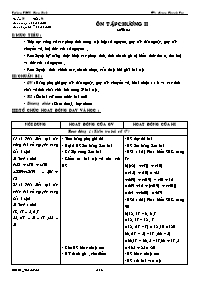 Giáo án môn Số học Lớp 6 - Tuần 23 đến 24 - Năm học 2009-2010 - Lương Thanh Sơn