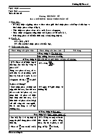 Giáo án môn Số học Lớp 6 - Tuần 23 - Năm học