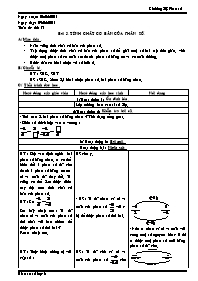 Giáo án môn Số học Lớp 6 - Tuần 24 - Năm học