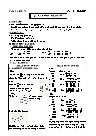Giáo án môn Số học Lớp 6 - Tuần 25 - Năm học 2009-2010