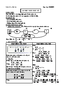 Giáo án môn Số học Lớp 6 - Tuần 29 - Năm học 2009-2010