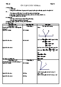 Giáo án môn Số học Lớp 6 - Tuần 34 - Tiết 108: Ôn tập cuối năm (tiếp theo)