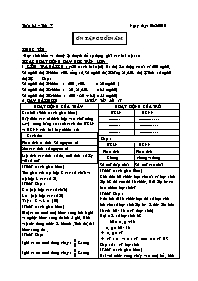 Giáo án môn Số học Lớp 6 - Tuần 35 - Năm học 2009-2010