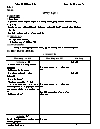 Giáo án môn Số học Lớp 6 - Tuần 4 - Năm học 2012-2013 - Phạm Văn Thái