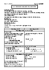 Giáo án môn Số học Lớp 6 - Tuần 7 - Năm học 2009-2010