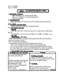 Giáo án môn Tin học Lớp 7 - Tuần 10 - Năm học 2012-2013